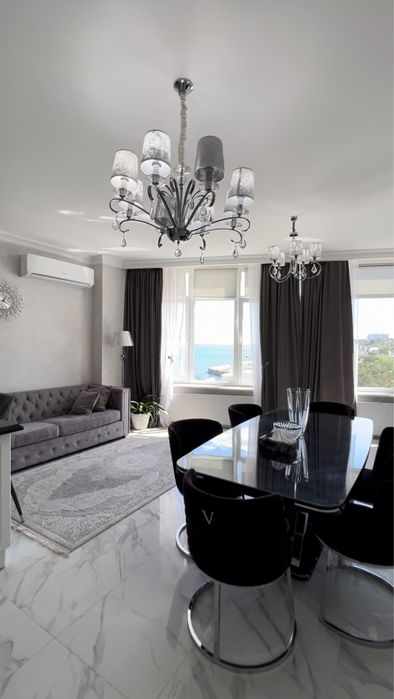 Аркадия! Шикарная 3 комн. кв. у Моря! Морская симфония. Вид на Море!