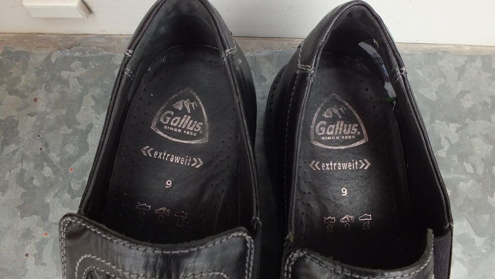 Super eleganckie półbuty męskie skóra marki Gallus roz 42,5 (9)