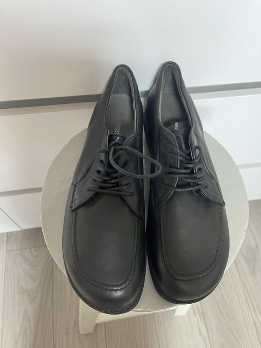 Новые стильные кожаные мужские туфли лоферы броги мокасины Helvesko