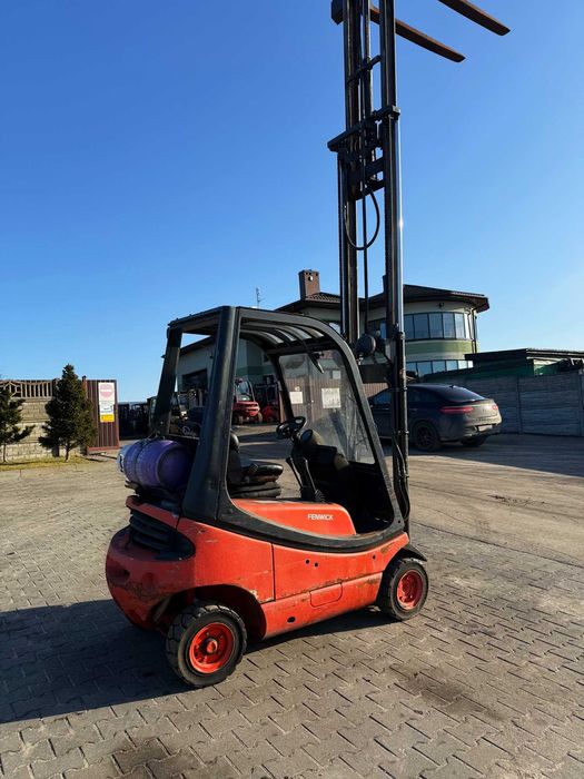 wózek widłowy LINDE H16T-02 1600kg Triplex 4.60m silnik VW LPG przesuw