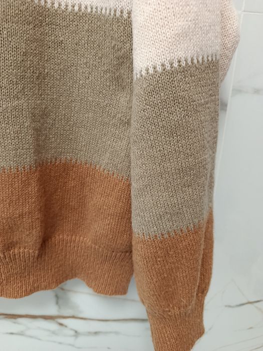 Ciepły sweter w pasy Shein r 42/44