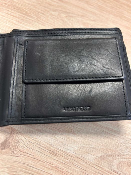 Portfel męski styl włoski, skóra