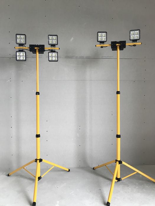 Lampa akumulatorowa Led 2x dewalt 18V  zabezpieczenie