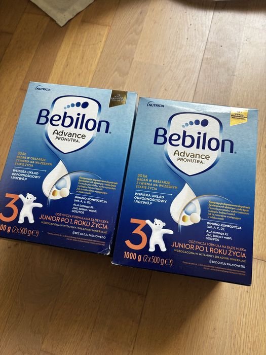 Mleko modyfikowane Bebilon 3 junior po 1. Roku życia 2x1000g