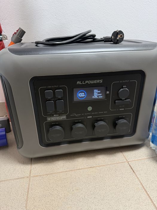 ALLPOWERS R2500 Przenośna Stacja Zasilania 1920Wh Bateria LiFePO4 2500W Awaryjne Zasilanie Domowe i Zewnętrzne do Kamperów i Podróży