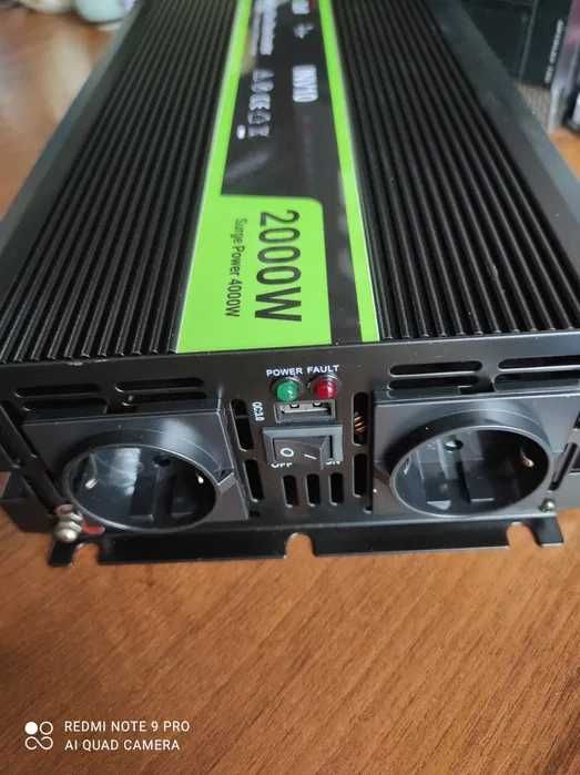 НОВИЙ Інвертор Green Cell® 2000W/4000W 12V-230V | Повна енергонезалежність