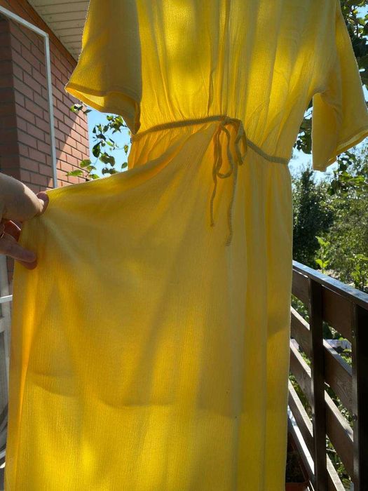 Жовта сукня/плаття (для вагітних)
