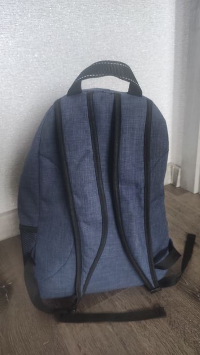 Рюкзак, синій, джинсовий