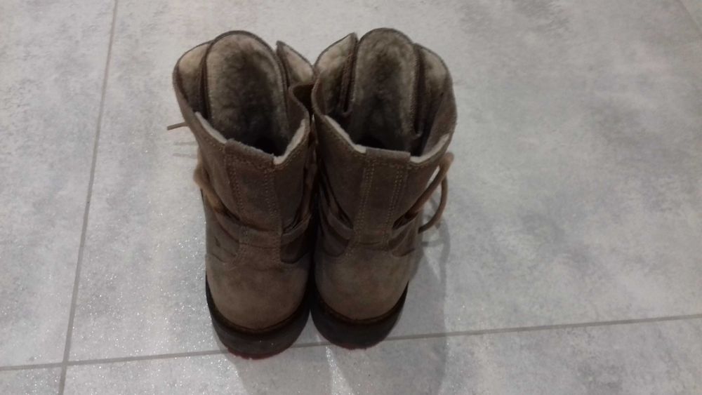 Zimowe skórzane botki PRIMA MODA roz.36