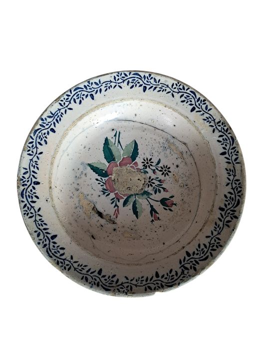 Prato faiança Coimbra Sec. XIX