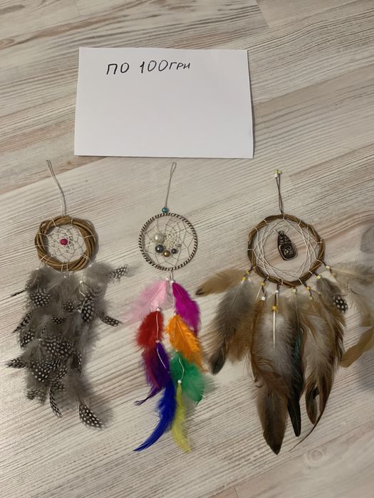 Ловец снов декор креативный подарок яркие перья амулет талисман флаг