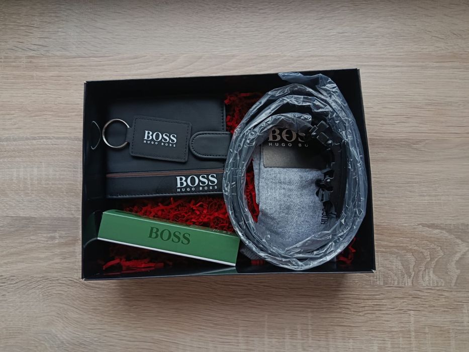 Zestaw walentynkowy z prezentowym eleganckim pudełkiem Hugo Boss promo
