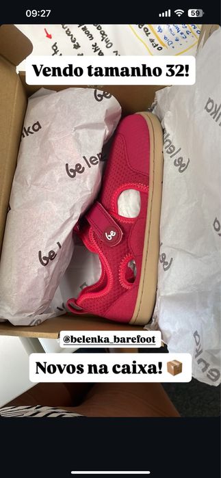 Sandálias Belenka barefoot crianca 32