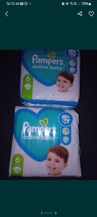 Pampers active baby rozmiar 6 protection pieluchy wysokiej jakości