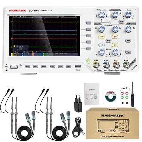 Осциллограф HANMATEK DOS1104, DOS1102. 110mhz