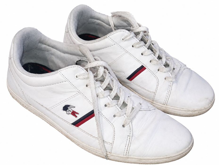 Кроссовки Lacoste оригинал, белые, размер EU 41.5, б/у