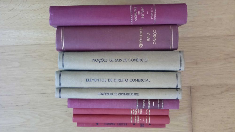 Livros de Contabilidade e Economia, 1940 - 1960
