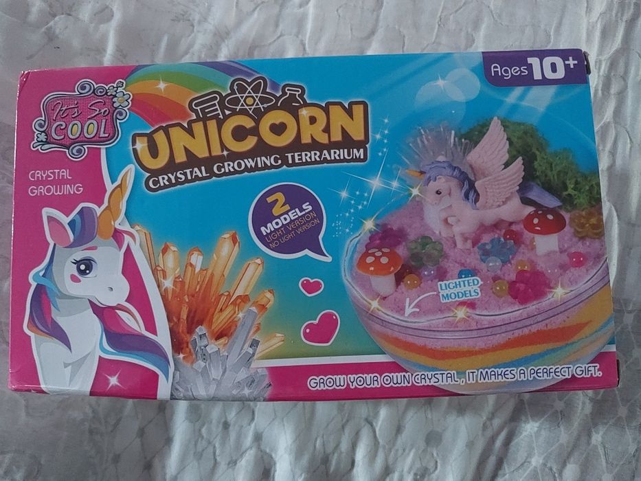 Jednorożec terrarium hodowla kryształy