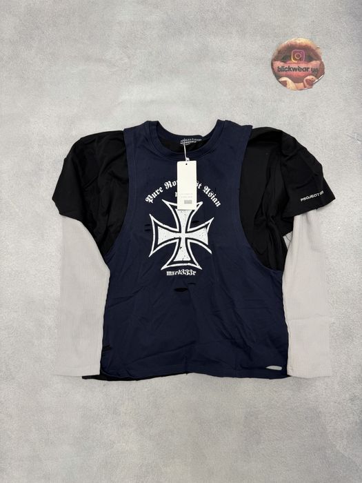 лонгслив Grailz Project GR cross longsleeve balenciaga vetements