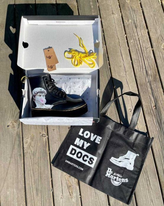 Жіночі черевики Dr.Martens Jadon David Michelangelo Fur (з хутром) ALL