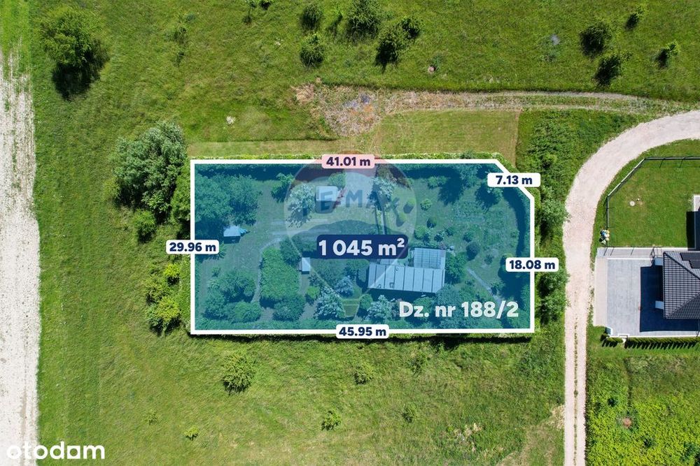 Działka z domkiem holenderskim
