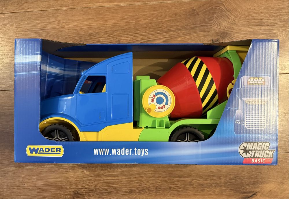 Nowa Ciężarówka gigant Wader magic truck basic betoniarka 36341