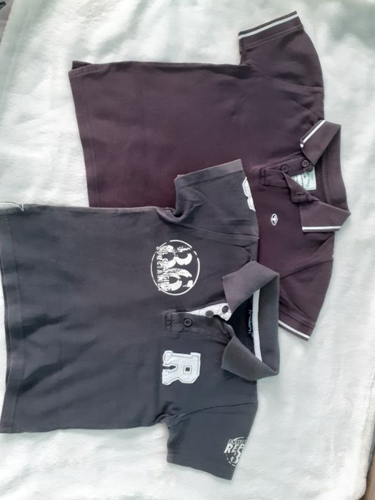 Dwie koszulki polo rozm. 104