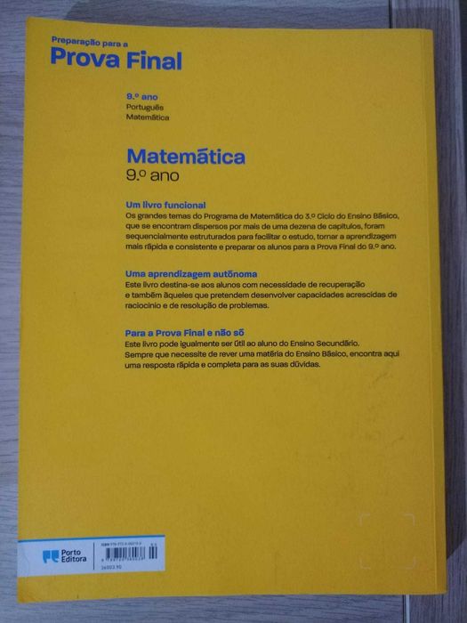 Livro exame Matemática 9ºano