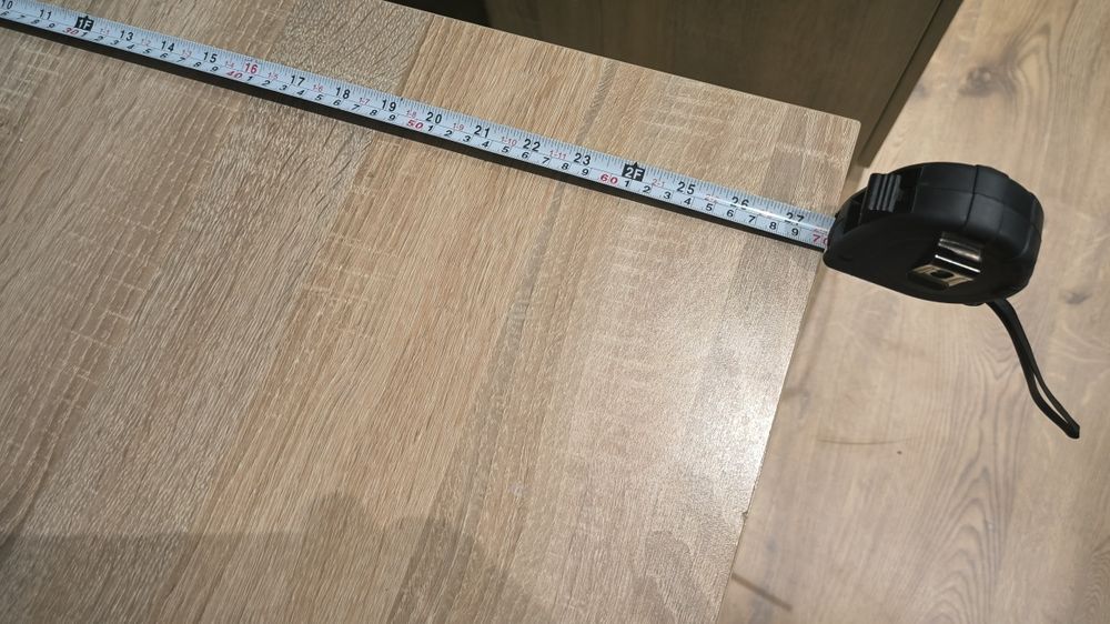 Duże biurko dąb sonoma