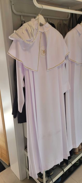 Alba komunijna, dziewczęca + wianek - torebka z rękawiczkami