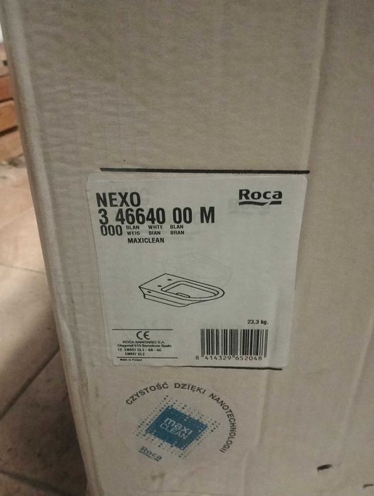 Miska wisząca WC ROCA Nexo WC Rimless A34664L000