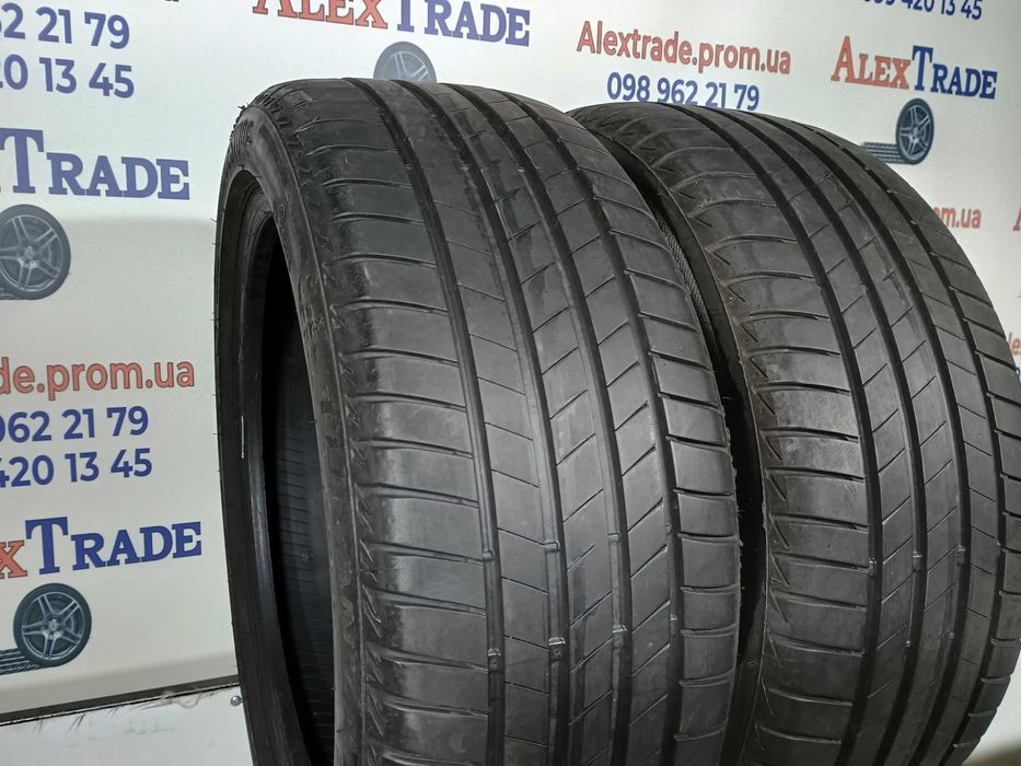 2шт 215/45 R17 Bridgestone Turanza T001 літні шини протектор 6мм