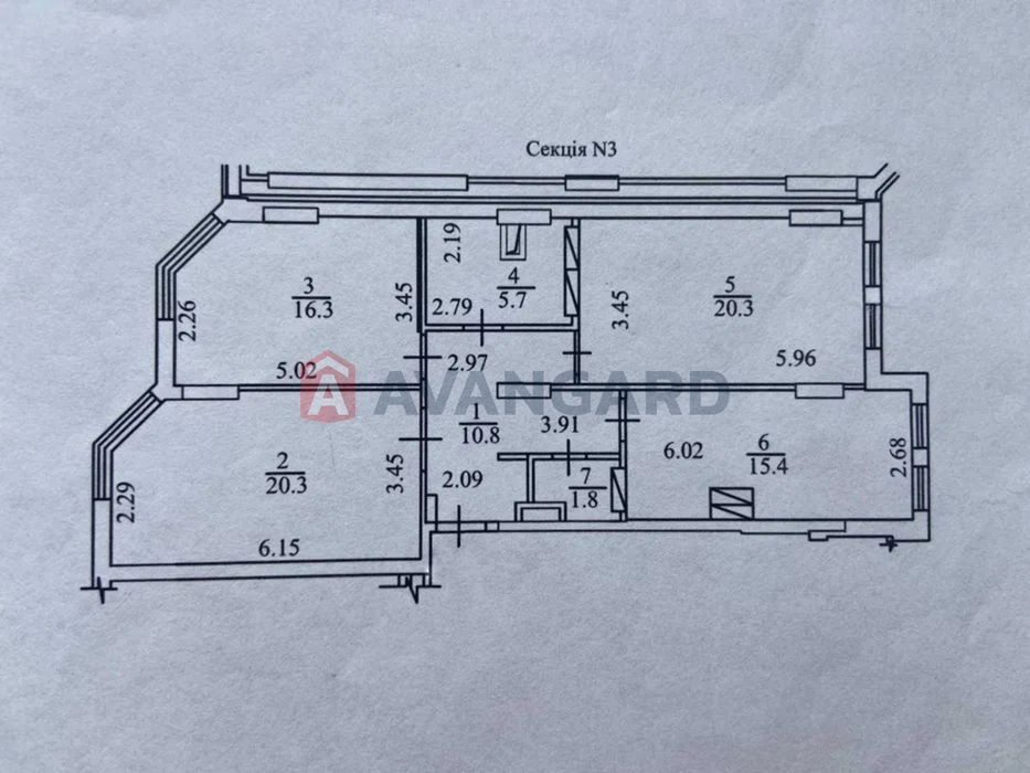Продається 3-к квартира в самому центрі  Позняків
