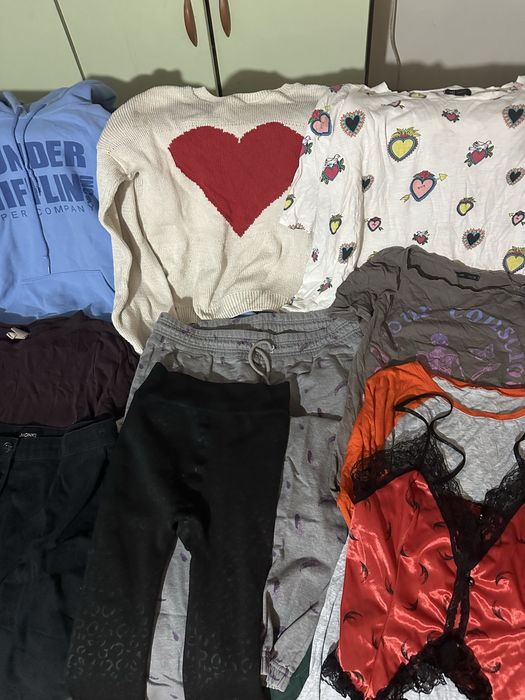 Zestaw paczka 10 ubrań damskich L/XL