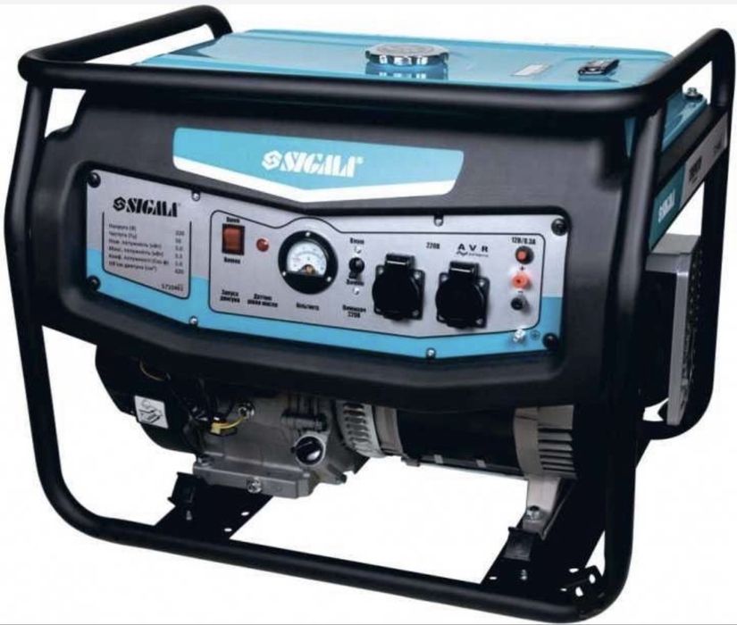 Генератор бензиновый Sigma 2.8/3.0 кВт Медная обмотка двигателя