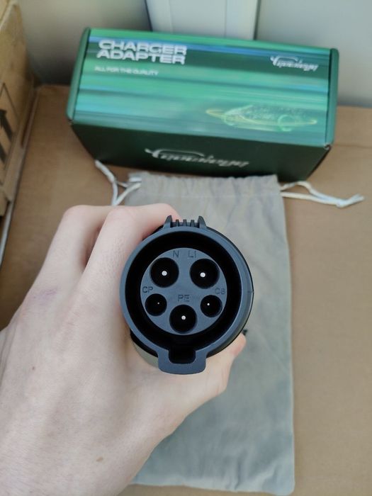 Перехідник Type 1 - Gbt Guwieyg 7kw 32A з сумкой адаптер авто з Китаю