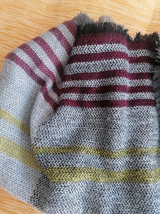 cachecol grande com várias cores