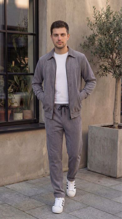 Мужской вельветовый костюм/Чоловічий вельветовий костюм YE