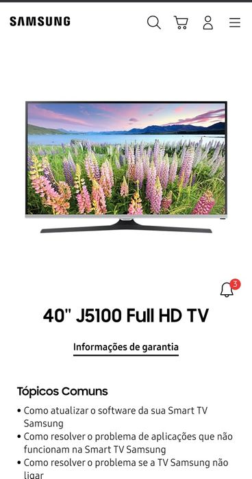 Televisor sansung desconto até ao final de Novembro de 20%