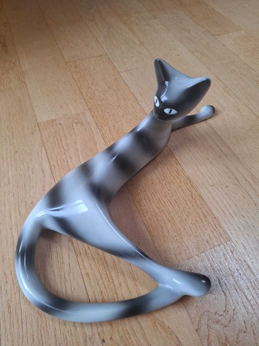 Figurka Kot Mieczysław Naruszewicz lata 60.