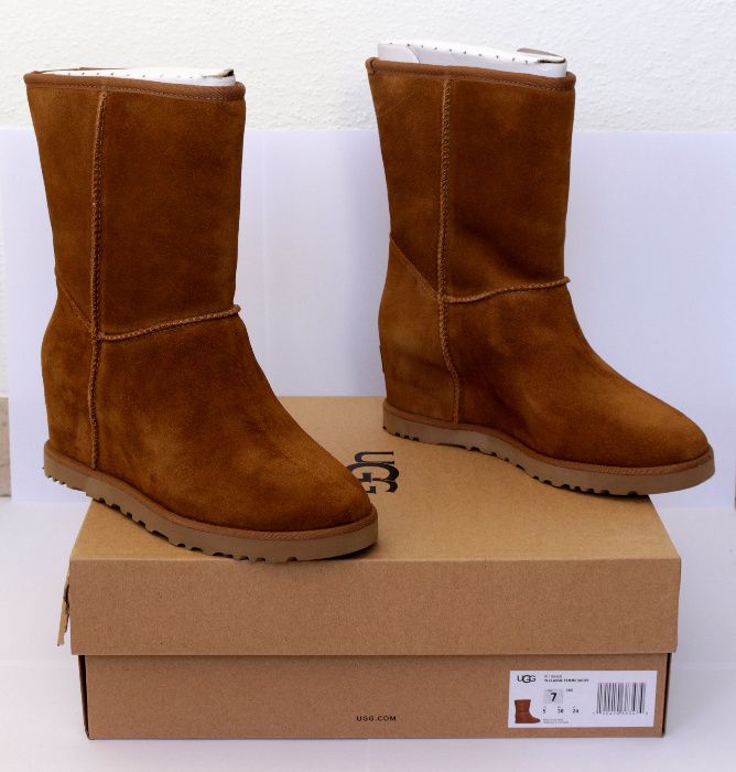UGG Boots - Women Classic Femme Short // Size: 38 // Color: Chestnut