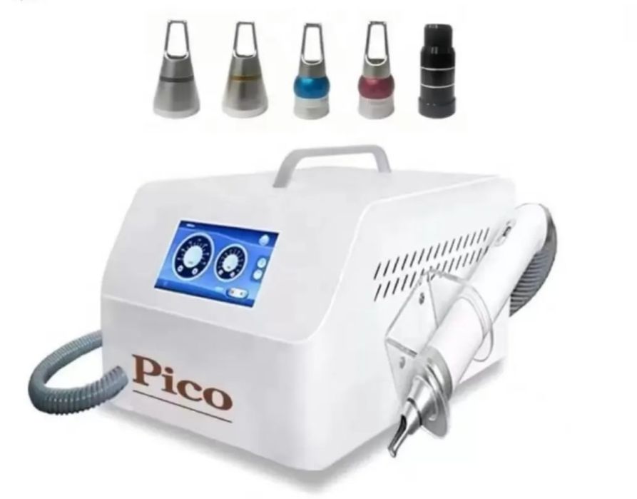 Aparelho a laser Pico sem água e não invasivo para lavagem de sobrancelhas, remoção de tatuagens e sardas em picossegundos.