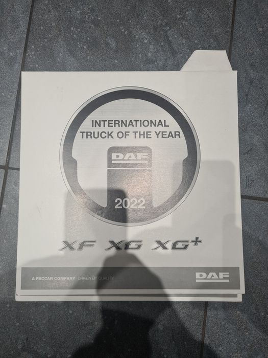 Daf Xf Xg Xg+ ciężarówka roku 2022 naklejka