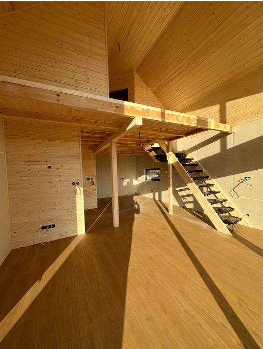 Nowoczesna Stodoła 108m2 / Stan Deweloperski / Drewniany domek