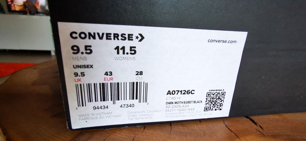 Trampki Converse A07126C Nr 43