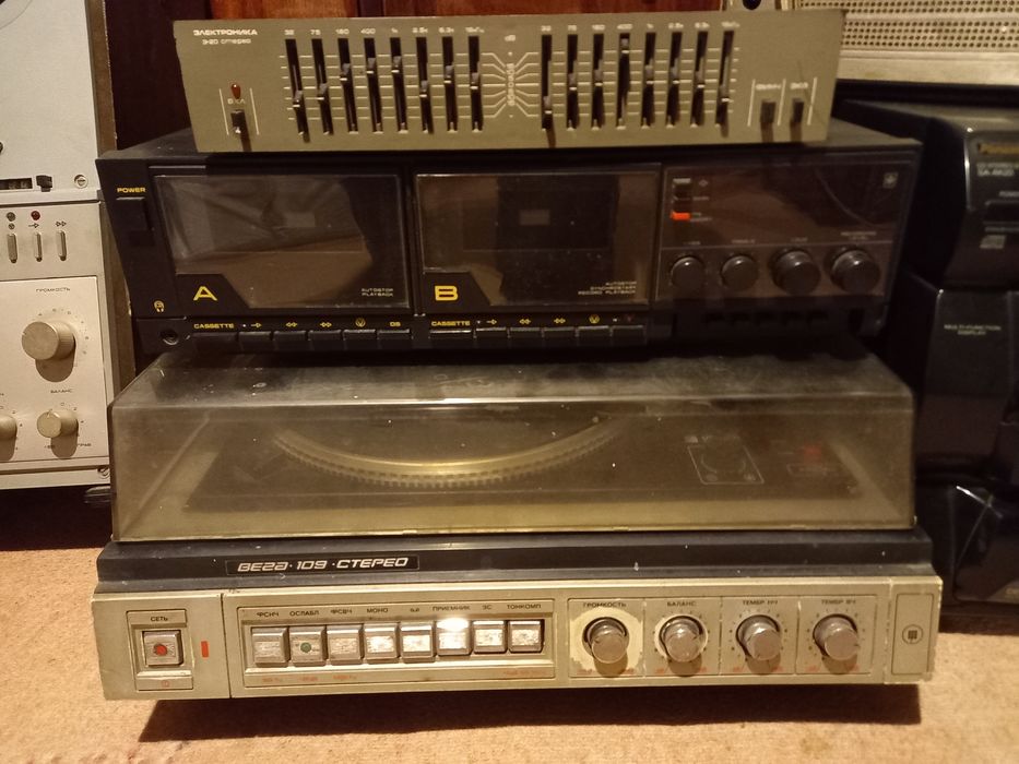 Продам аудиотехнику ссср САМОВЫВОЗ