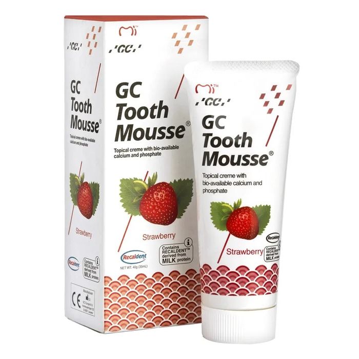 GC Tooth Mousse ( smak truskawkowy ), zęby, pasta, higiena, zdrowie