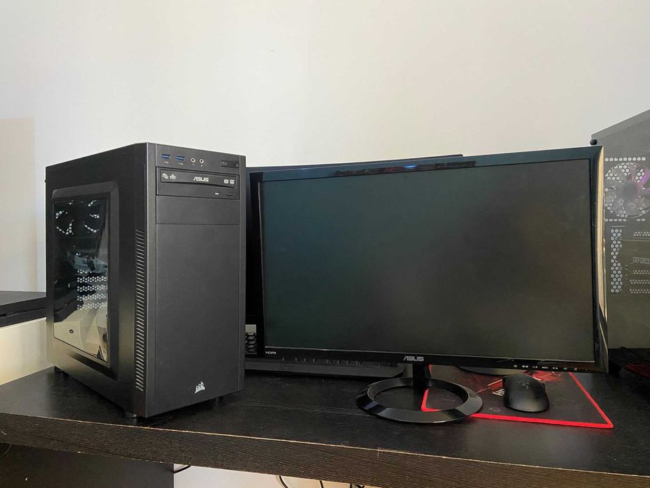 Computador Desktop (i5, GTX 1060, SSD) + Monitor Asus 24" - Ideal para Gaming Leve e Estudo