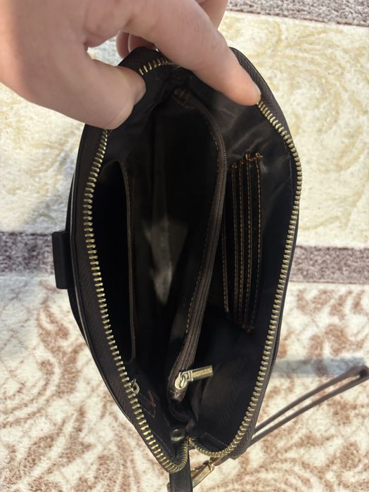 Барсетка кожанная