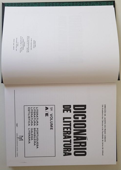 Dicionário Literatura Jacinto Prado Coelho - 5 tomos na caixa original